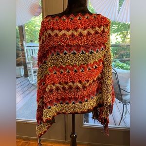 OS Texturized Poncho A479OW